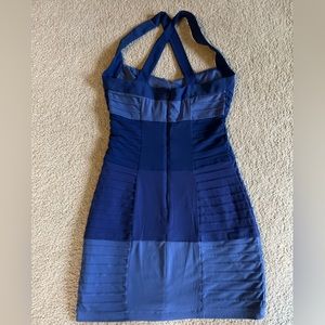 Max and Cleo stretchy blue dress